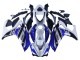 2015-2018 Yamaha YZF R3/R25 Motorcycle Fairings - White Blue Black Yamalube