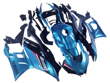 Custom 2019-2021 Yamaha YZF R3/R25 Motorcycle Fairing - Blue Black