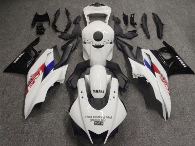 Custom 2022-2024 Yamaha YZF R3/R25 Motorcycle Fairings - White Red Blue Black 1919