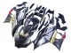 2022-2024 Yamaha YZF R3/R25 Motorcycle Fairings - Black Carbon Fiber Style Gold Red ABBOT