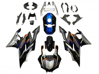 Custom 2022-2024 Yamaha YZF R3/R25 Motorcycle Fairings - Silver Blue Orange Black