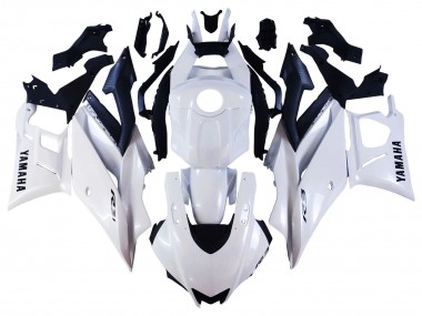 Custom 2022-2024 Yamaha YZF R3/R25 Motorcycle Fairings - White