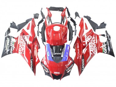 Custom 2022-2024 Yamaha YZF R3/R25 Motorcycle Fairings - Red Blue Black Lenovo Valsir