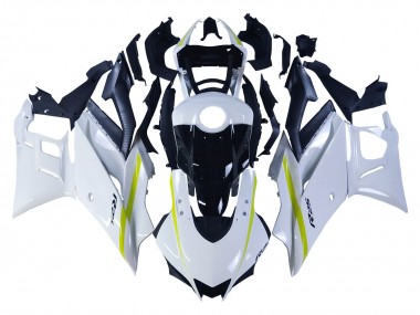 Custom 2022-2024 Yamaha YZF R3/R25 Motorcycle Fairings - White Yellow Black