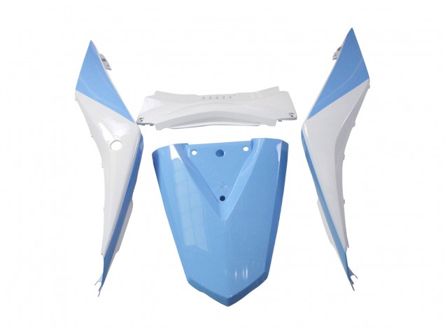 2022-2024 Yamaha YZF R3/R25 Motorcycle Fairings - White Light Blue