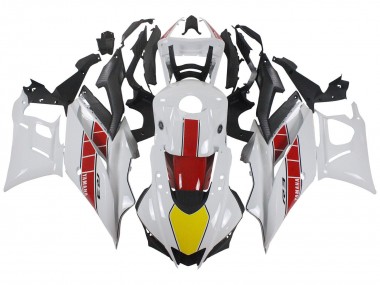 Custom 2022-2024 Yamaha YZF R3/R25 Motorcycle Fairings - White Red Yellow Black