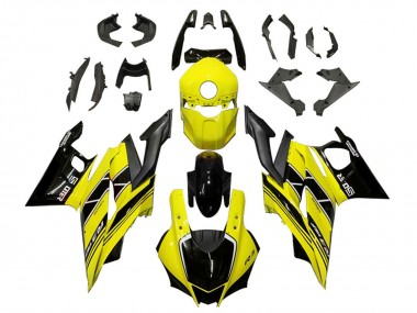 Custom 2022-2024 Yamaha YZF R3/R25 Motorcycle Fairings - Yellow Black