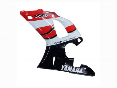 Custom 2000-2001 Yamaha YZF 1000 R1 Motorcycle Fairings - Red White Glossy Black