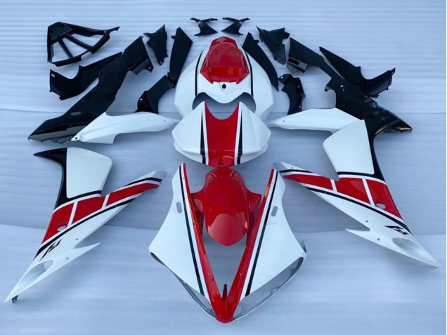 2002-2003 Yamaha YZF 1000 R1 Motorcycle Fairings - White Red Black