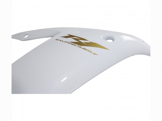 2002-2003 Yamaha YZF 1000 R1 Motorcycle Fairings - White Gold Decals