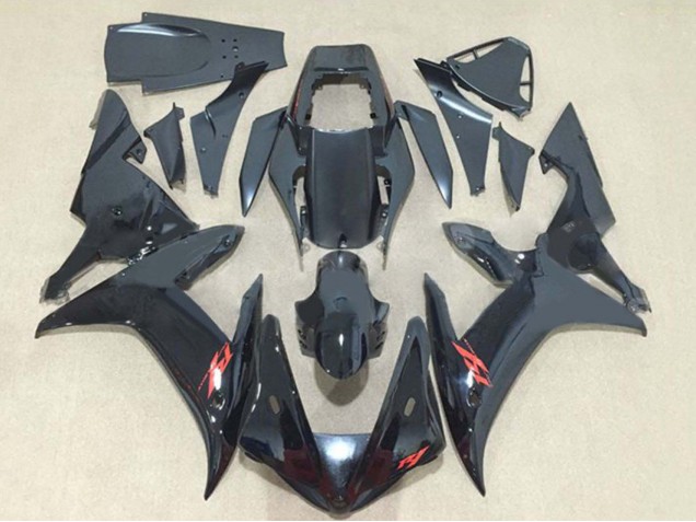 2002-2003 Yamaha YZF 1000 R1 Motorcycle Fairings - Glossy Black Red