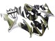 2004-2006 Yamaha YZF 1000 R1 Motorcycle Fairings - Light Gold White Glossy Black