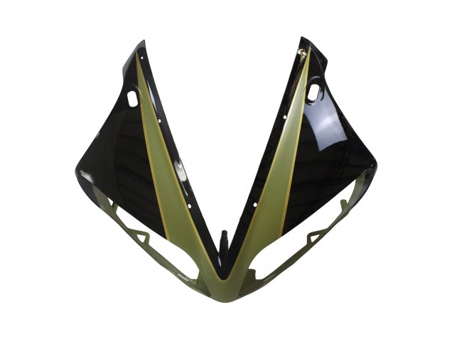 2004-2006 Yamaha YZF 1000 R1 Motorcycle Fairings - Light Gold White Glossy Black