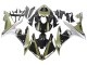 2004-2006 Yamaha YZF 1000 R1 Motorcycle Fairings - Light Gold White Glossy Black