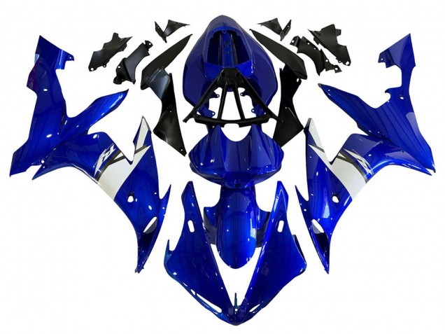 2004-2006 Yamaha YZF 1000 R1 Motorcycle Fairings - Blue White