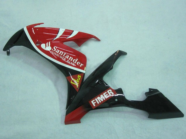 2004-2006 Yamaha YZF 1000 R1 Motorcycle Fairings - Red White Black Green Volvo Jika Fimer Santander