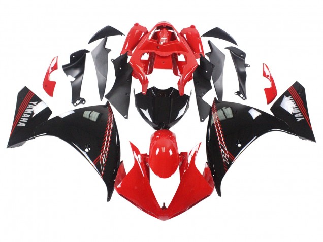 2009-2011 Yamaha YZF 1000 R1 Motorcycle Fairing - Red Black