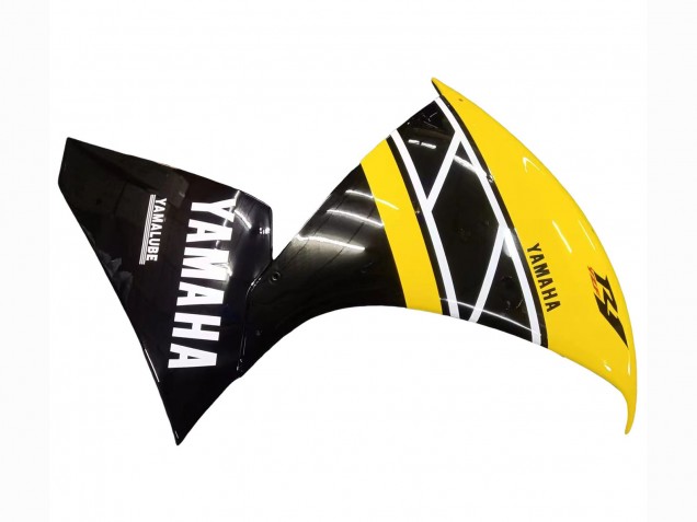 2009-2011 Yamaha YZF 1000 R1 Motorcycle Fairing Kits - Yellow White Black Stripe
