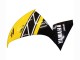 2009-2011 Yamaha YZF 1000 R1 Motorcycle Fairing Kits - Yellow White Black Stripe