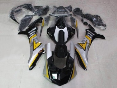Custom 2012-2014 Yamaha YZF 1000 R1 Motorcycle Fairings - Glossy Black White Silver Yellow