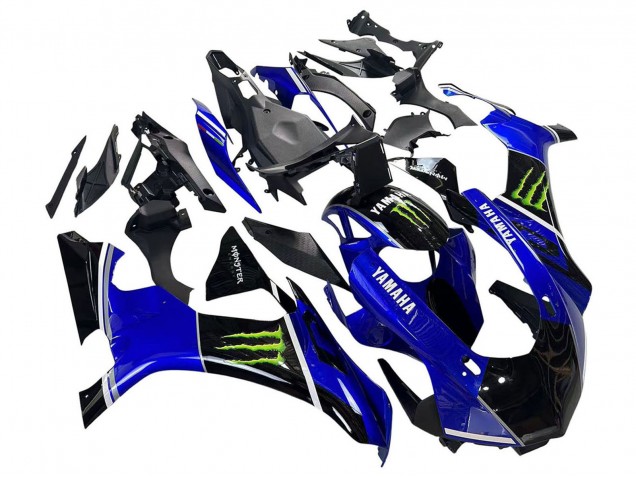 2015-2019 Yamaha YZF 1000 R1 Motorcycle Fairings - Blue Glossy Black Green Monster