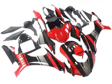 Custom 2015-2019 Yamaha YZF 1000 R1 Motorcycle Fairings - Red Black Silver