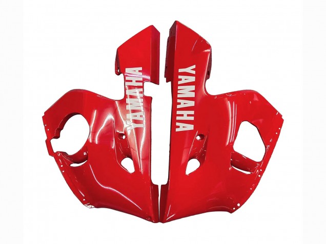 1998-2002 Yamaha YZF 600 R6 Motorcycle Fairing - Red White Glossy Black