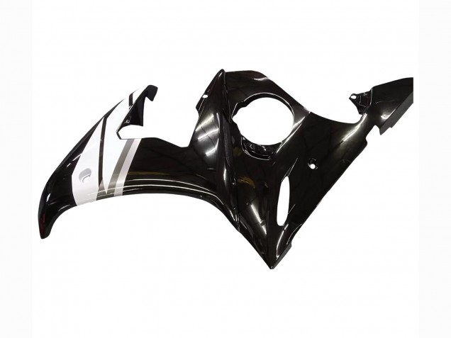 2003-2004 Yamaha YZF R6 Motorcycle Fairings - Red White Glossy Black