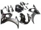 2006-2009 Yamaha YZF R6S Motorcycle Fairings - Glossy Black Matte Black White Decals