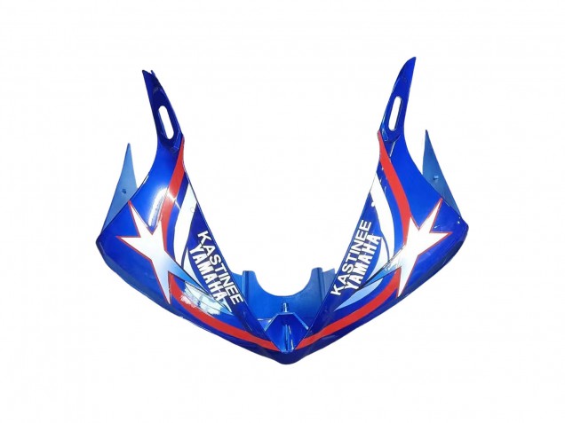 2003-2004 Yamaha YZF R6 Motorcycle Fairings - White Blue Fiat Motul Kastinee