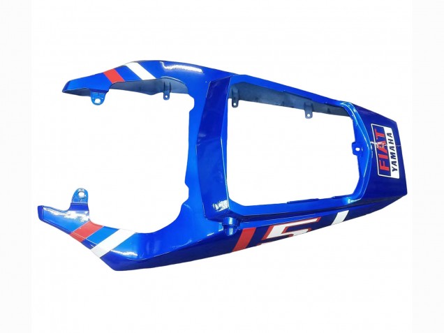 2006-2009 Yamaha YZF R6S Motorcycle Fairings - White Blue Fiat Motul Kastinee