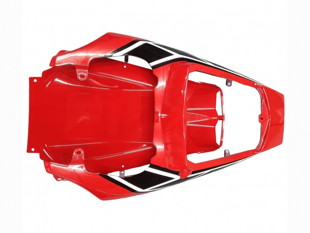 2003-2004 Yamaha YZF R6 Motorcycle Fairing - White Red Glossy Black