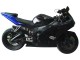 2006-2009 Yamaha YZF R6S Motorcycle Fairings - Blue Matte Black