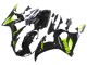 2006-2009 Yamaha YZF R6S Motorcycle Fairings - Glossy Black Neon Yellow