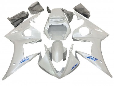 Custom 2003-2004 Yamaha YZF R6 Motorcycle Fairings - White