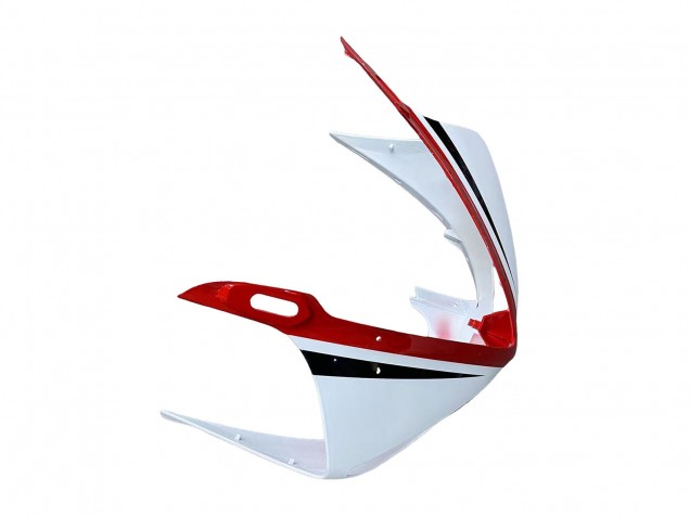 2006-2009 Yamaha YZF R6S Motorcycle Fairings - White Red Glossy Black