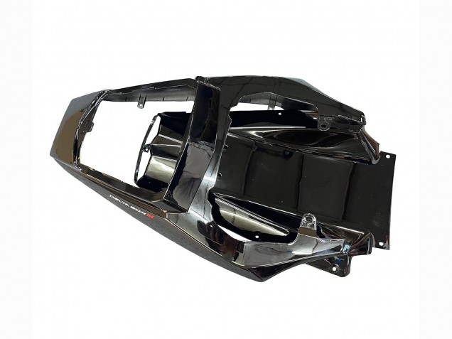 2006-2009 Yamaha YZF R6S Motorcycle Fairings - Glossy Black Matte Black Gold Chameleon