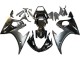 2006-2009 Yamaha YZF R6S Motorcycle Fairings - Glossy Black Matte Black Gold Chameleon
