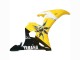 2005 Yamaha YZF 600 R6 Motorcycle Fairings - Black Yellow Red 46