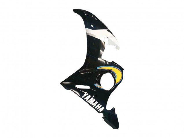 2005 Yamaha YZF 600 R6 Motorcycle Fairings - Black Yellow Red 46