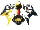 2005 Yamaha YZF 600 R6 Motorcycle Fairings - Black Yellow Red 46