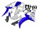 2005 Yamaha YZF 600 R6 Motorcycle Fairings - White Blue Yamalube
