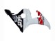 2005 Yamaha YZF 600 R6 Motorcycle Fairings - White Black Red Motul