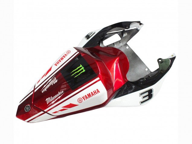 2006-2007 Yamaha YZF 600 R6 Motorcycle Fairings - White Red Black Green Monster Milwaukee