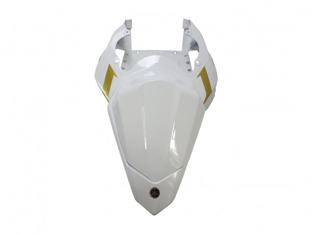 2006-2007 Yamaha YZF 600 R6 Motorcycle Fairings - White Gold Black Fiat