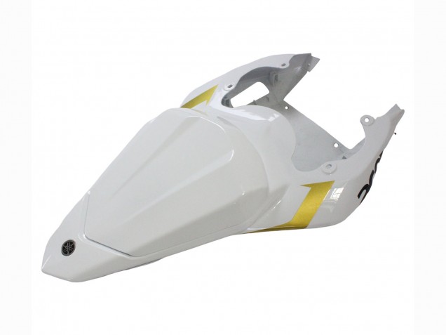 2006-2007 Yamaha YZF 600 R6 Motorcycle Fairings - White Gold Black Fiat