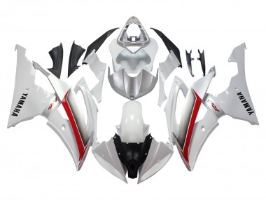 Custom 2008-2016 Yamaha YZF 600 R6 Motorcycle Fairings - White Red