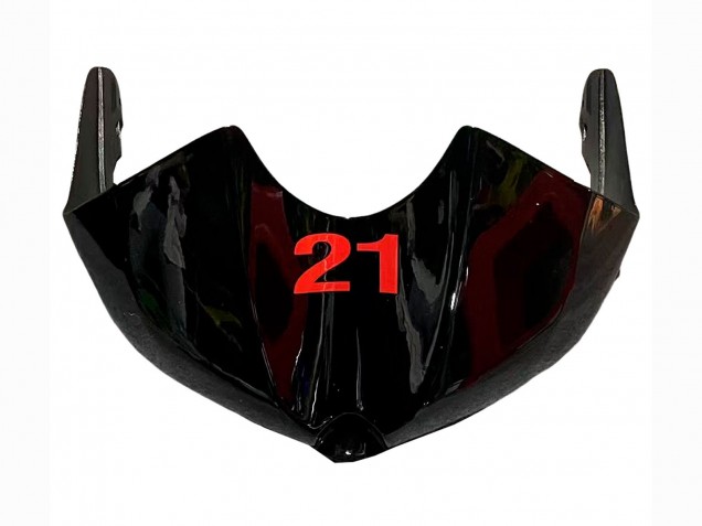 2008-2016 Yamaha YZF 600 R6 Motorcycle Fairings - Red Glossy Black DENSO Yamalube 21