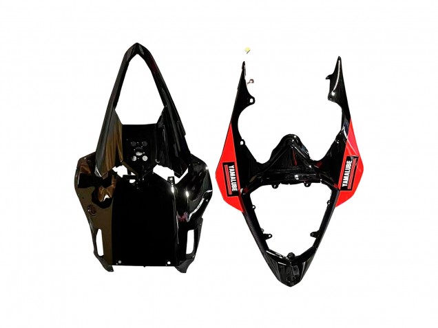 2008-2016 Yamaha YZF 600 R6 Motorcycle Fairings - Red Glossy Black DENSO Yamalube 21