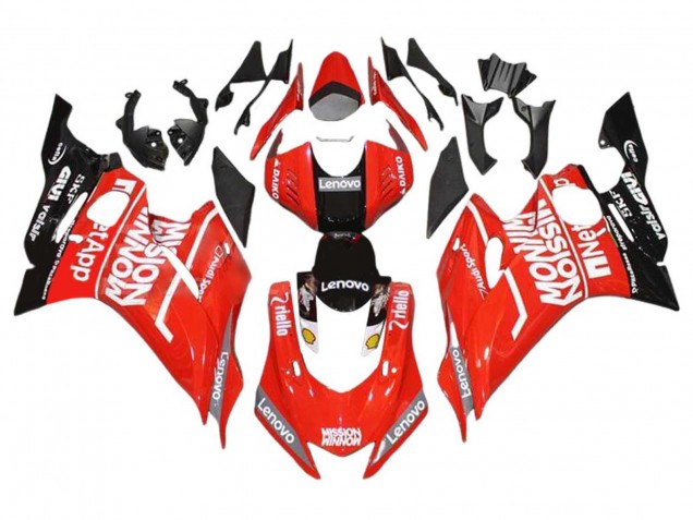 2017-2023 Yamaha YZF 600 R6 Motorcycle Fairings - Red Black